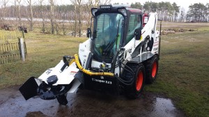 Stubbfräs på Bobcat